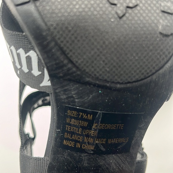 Juicy Couture Women's Elegant Chunky High Heel Dress Sandals - Picture 6 of 7